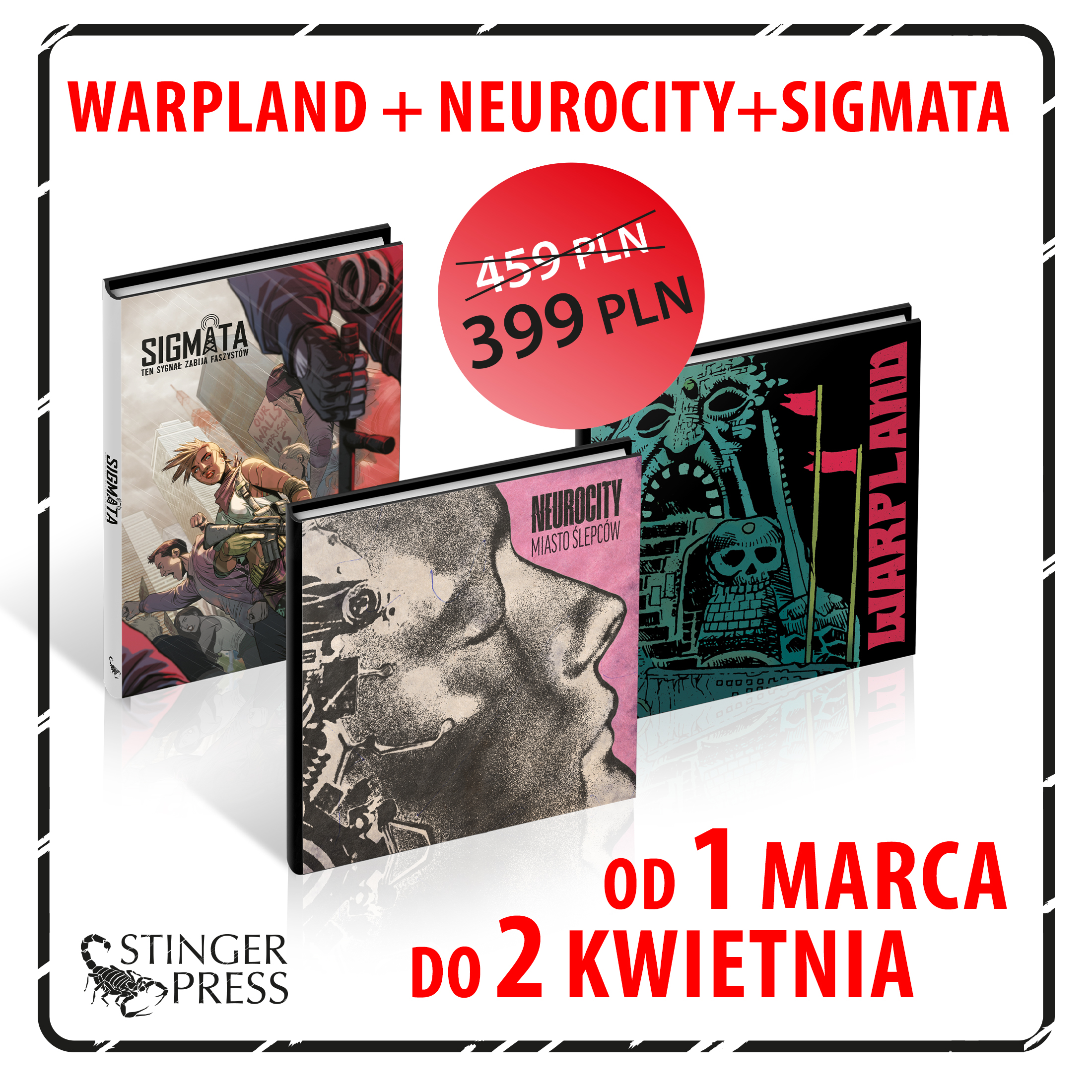 Zestaw: Neurocity + Warpland + Sigmata